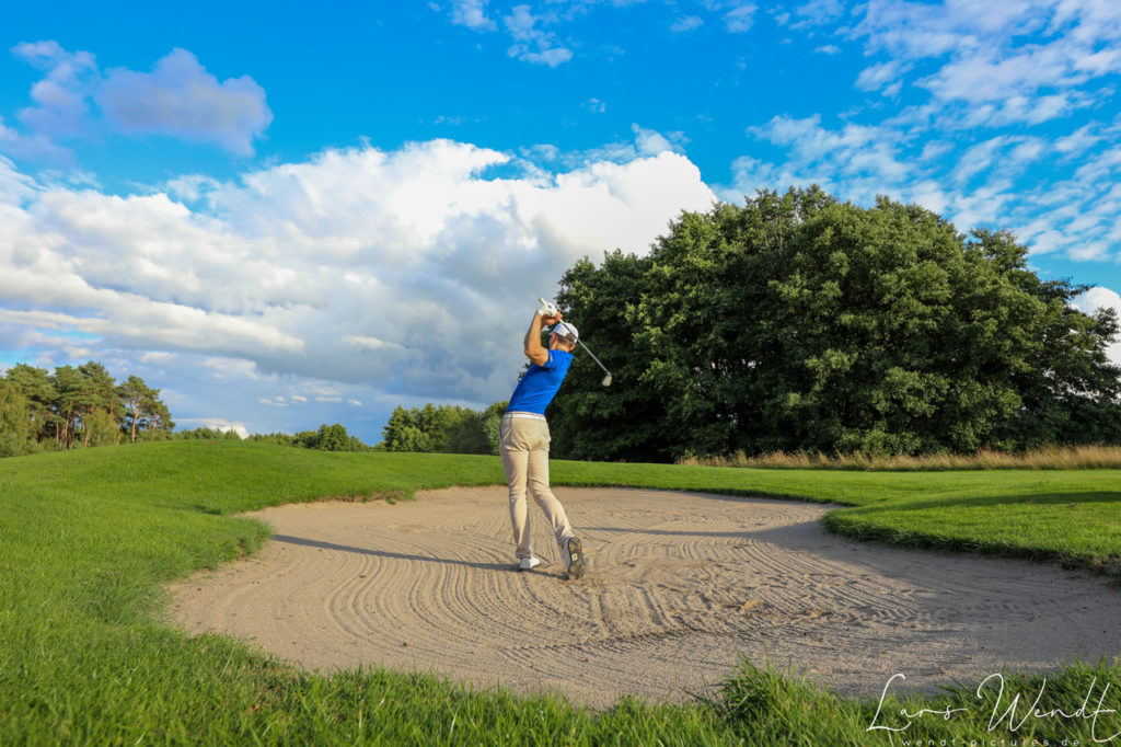 Golffotografie. Fotograf Lars Wendt begleitet Golfspieler und Golfturniere.